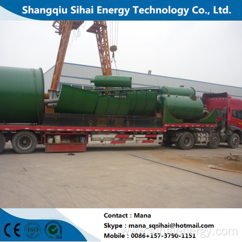 New design pyrolysis plant for waste tires